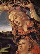 The Madonna and the Nino with angeles, Sandro Botticelli